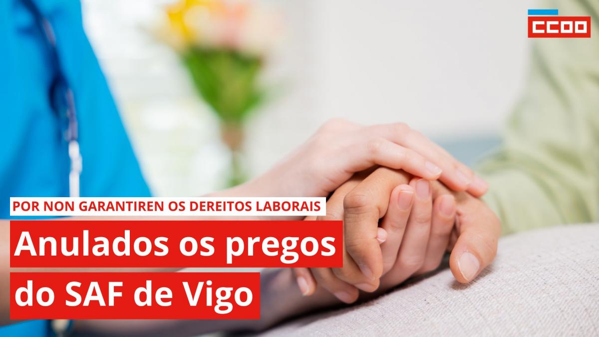 O Tribunal dlle a razn a CCOO e anula os pregos da licitacin do SAF de Vigo