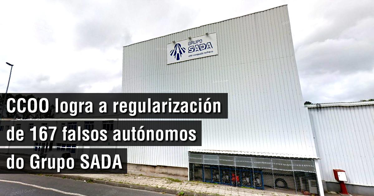 CCOO logra regularizar 167 falsos autnomos no Grupo SADA