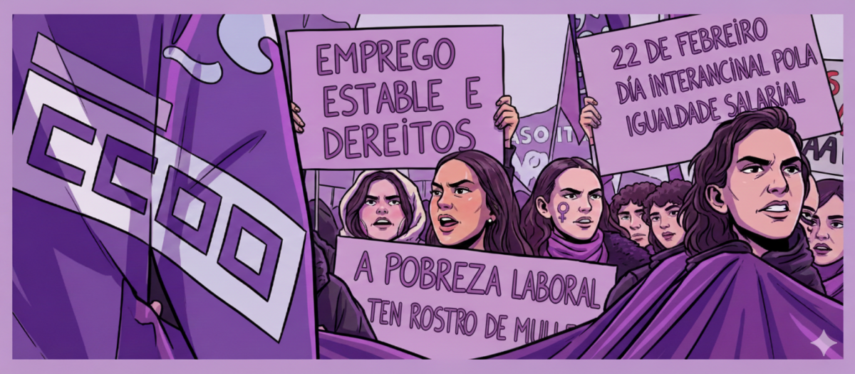 💜 22 de febreiro | Día Internacional pola Igualdade Salarial