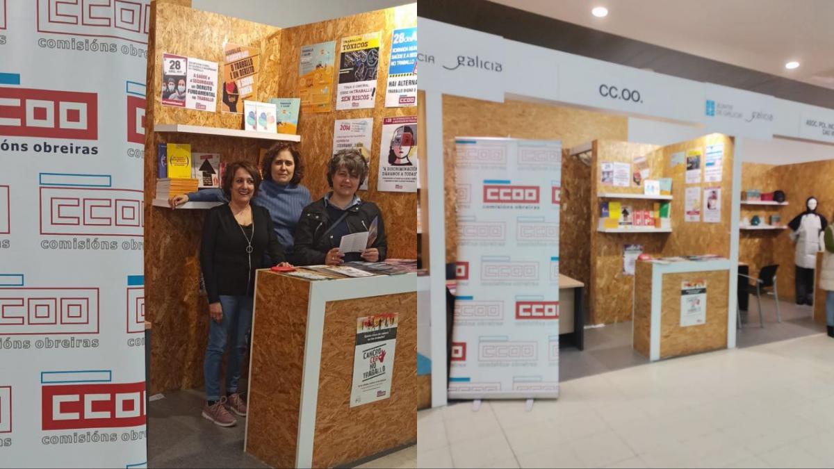 Stand de CCOO en Previsel-Ourense