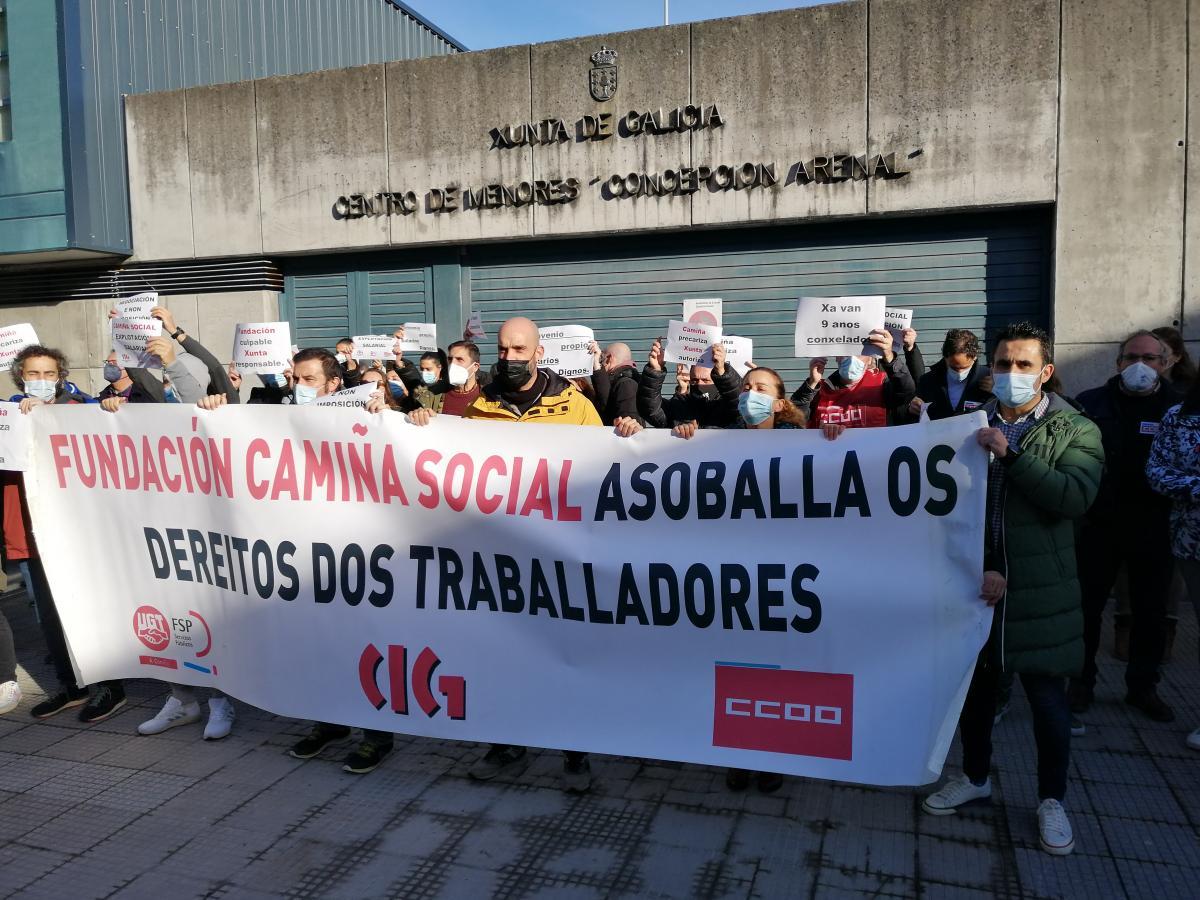 Movilizacins persoal dos centros de Camia Social