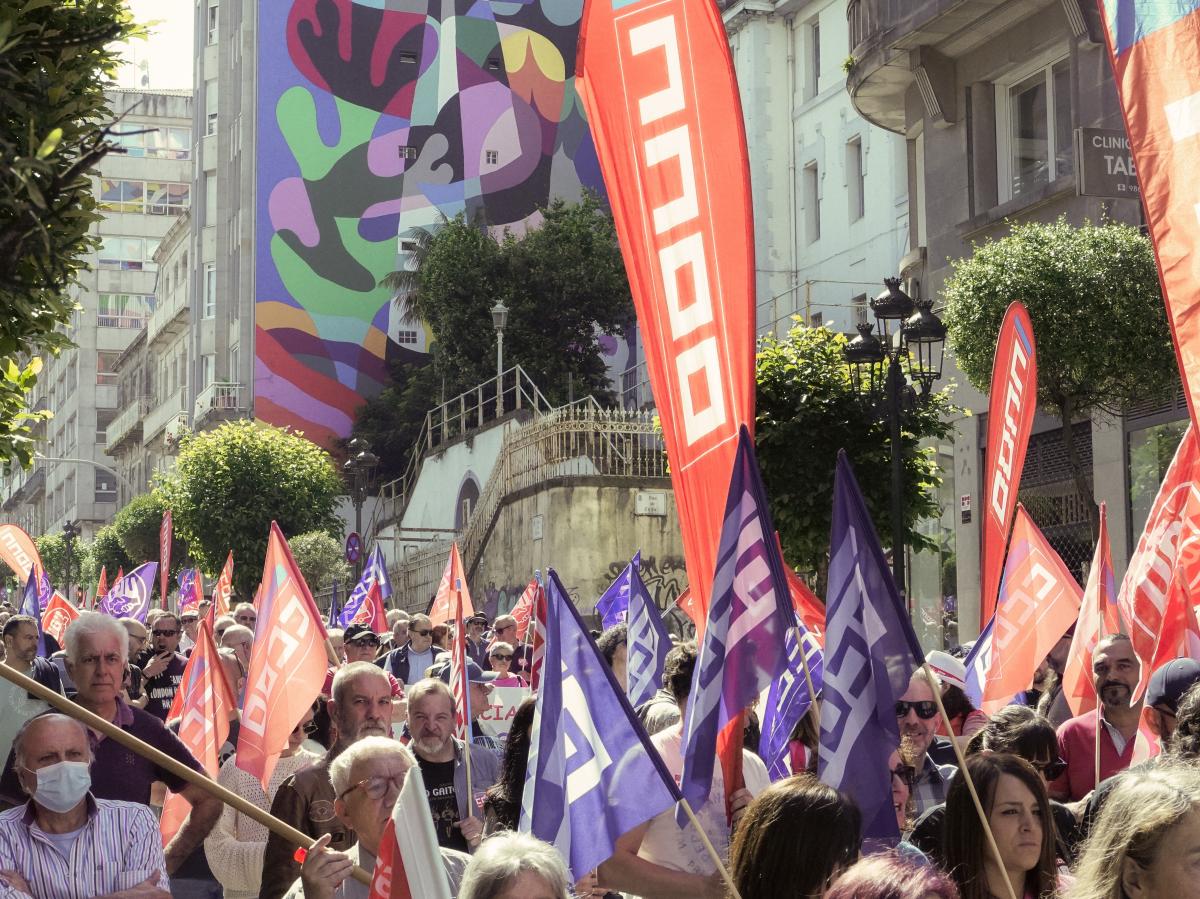 Manifestacion 1 de Maio
