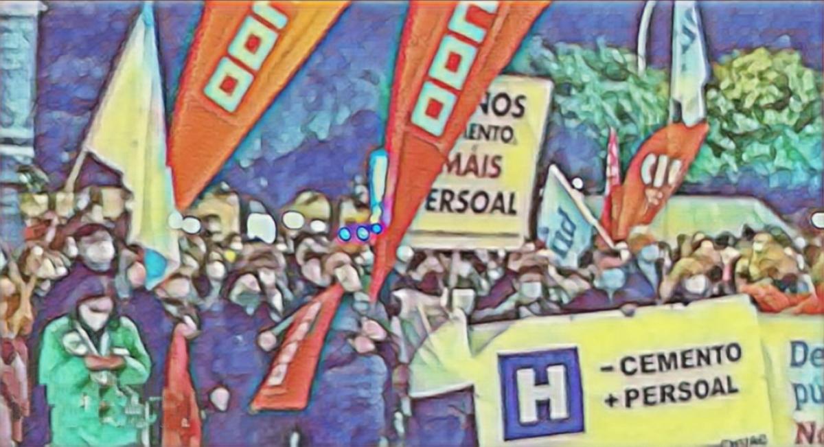 Manifestación na Coruña defensa da Sanidade