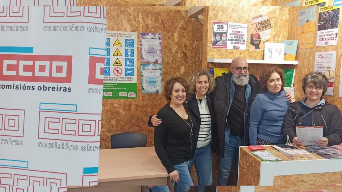 Stand de CCOO en Previsel-Ourense