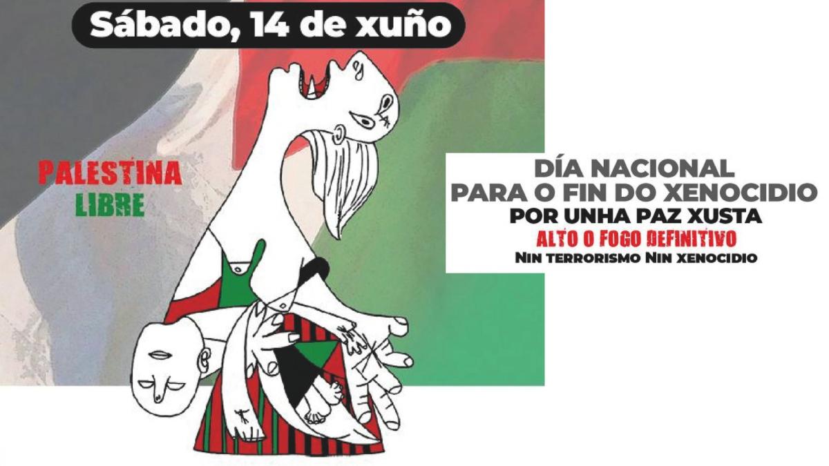 Concentracins este sbado, 14 de xuo, para reclamar a fin do xenocidio