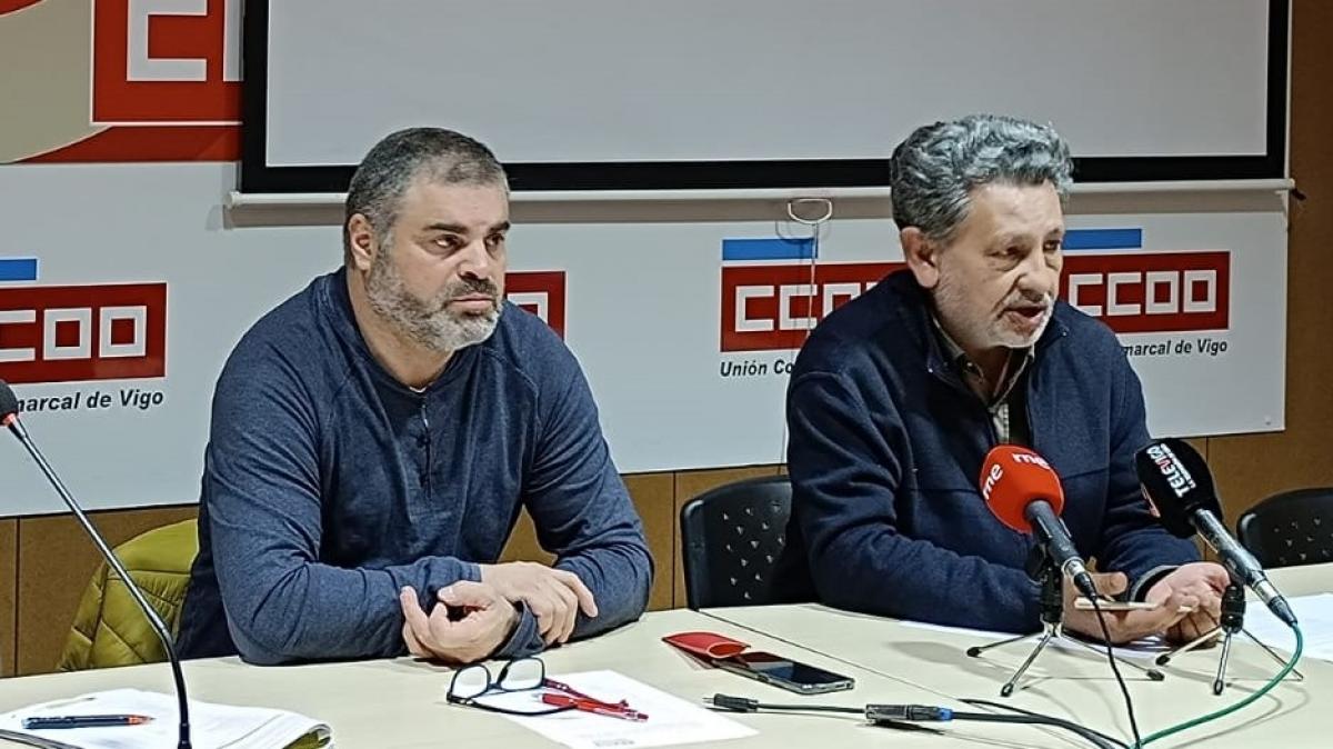 José Mirás e Jorge Carneiro explicaron a situación nunha conferencia de prensa este luns