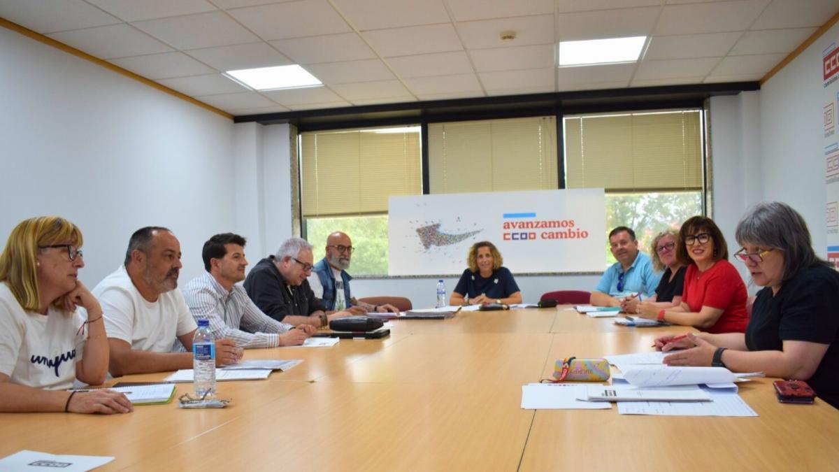 Primeira reunin da nova Comisin Executiva Nacional de CCOO