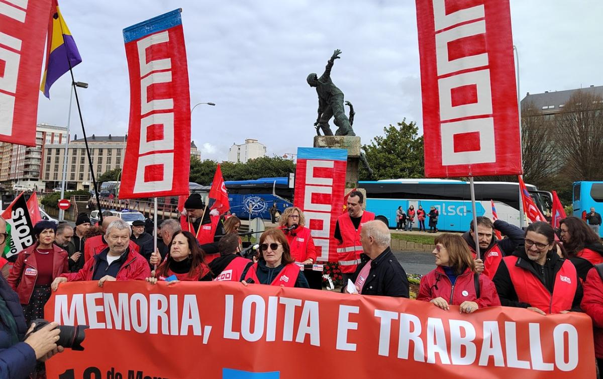 Acto do Día da Clase Obreira Galega de 2026.
