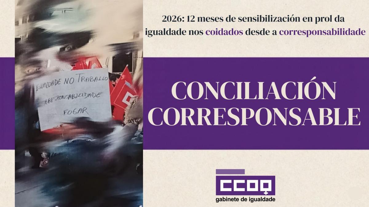 Entrega do mes de agosto da campaña do Gabinete de Igualdade de CCOO