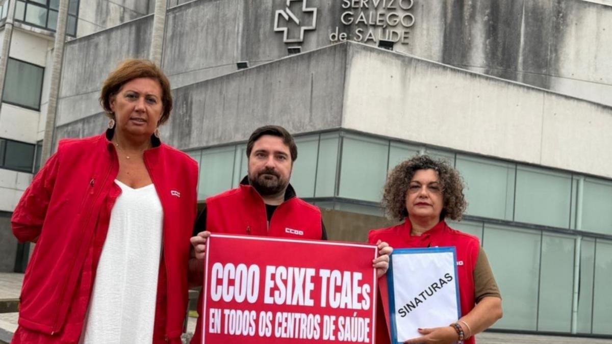 CCOO reclama dotar de TCAE todos os centros de saúde