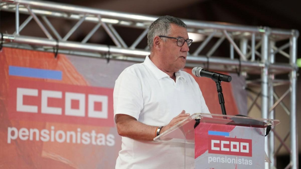 Ramiro Otero, secretario xeral da Federación de Pensionistas de CCOO de Galicia