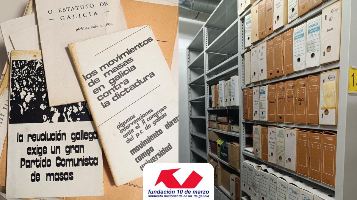 A Fundación 10 de Marzo de CCOO pretende preservar e facer accesible un valioso patrimonio documental desde a Guerra Civil ata a legalización dos sindicatos