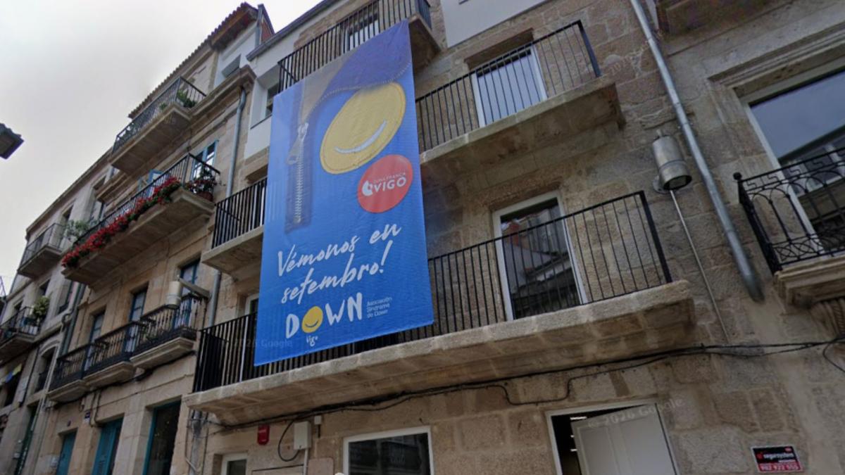 Sede de Down Vigo, na zona histórica da cidade | Foto: Google S. View