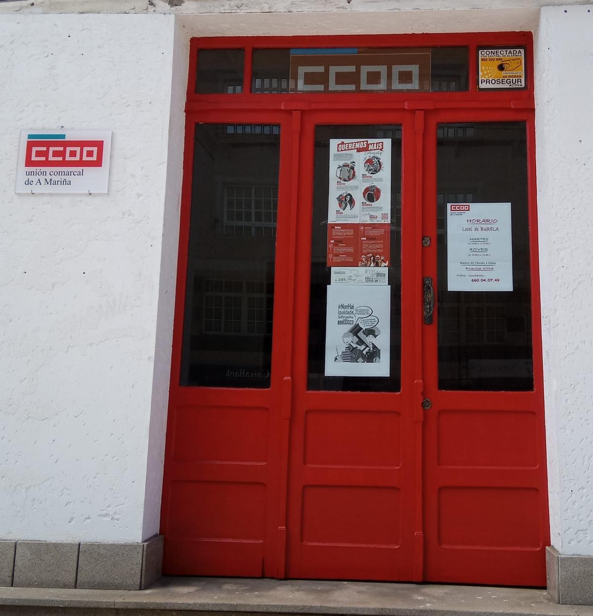 Local de CCOO en Burela-Lugo