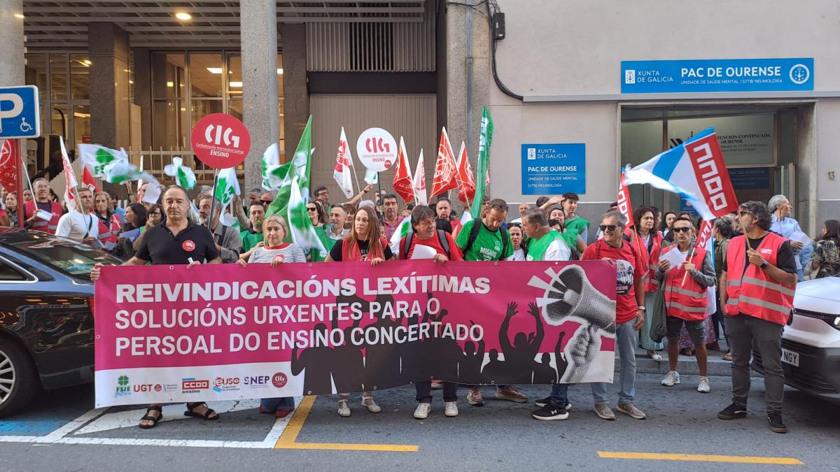 Mobilización do ensino concertado na primeira xornada do curso escolar (9/9/2026)
