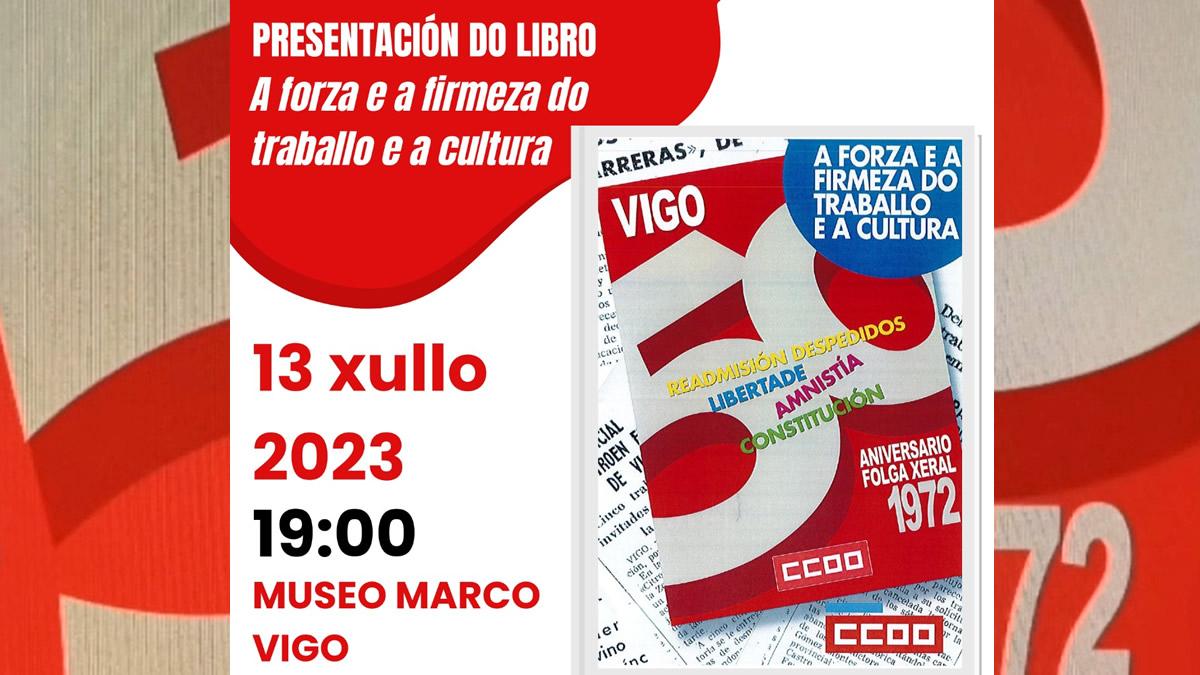 A presentacin do libro ter lugar o 13 de xullo no MARCO