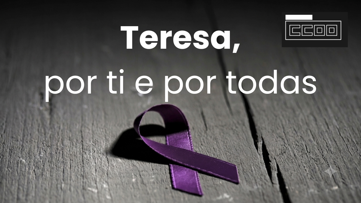 Homenaxe á traballadora do SAF asasinada no Porriño o 29 de xullo de 2025.