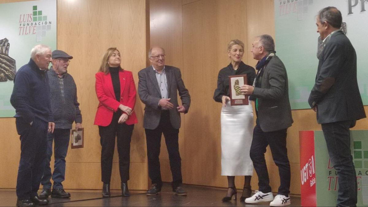 Premios “Traballo digno" da Fundación Luís Tilve.