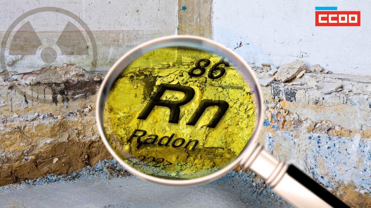 O gas radon é un axente canceríxeno | Imaxe de fondo: canva.com