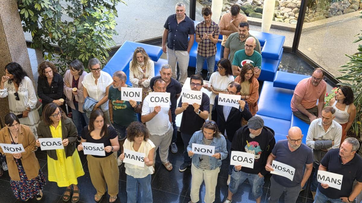 O persoal da CSAG denuncia o agravamento da manipulación informativa