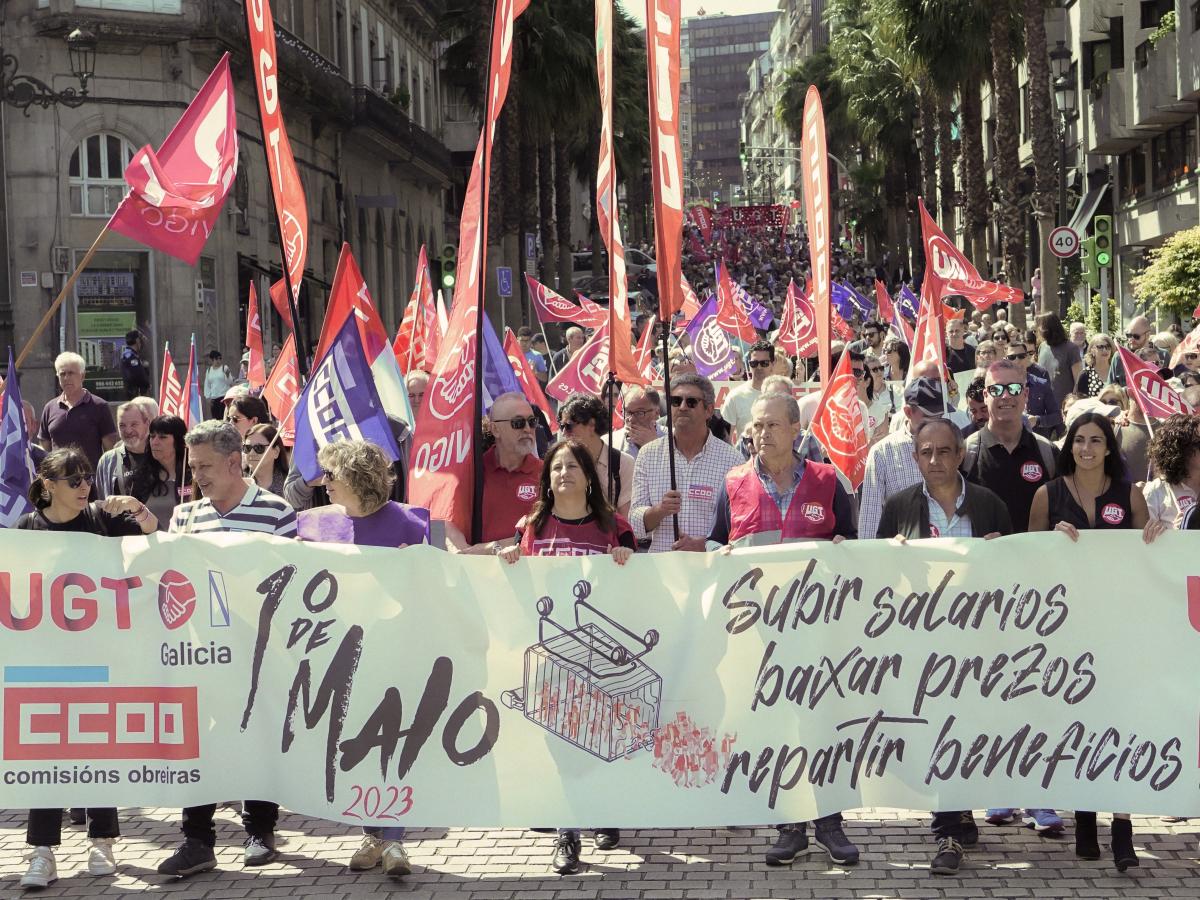 Manifestacion 1 de Maio