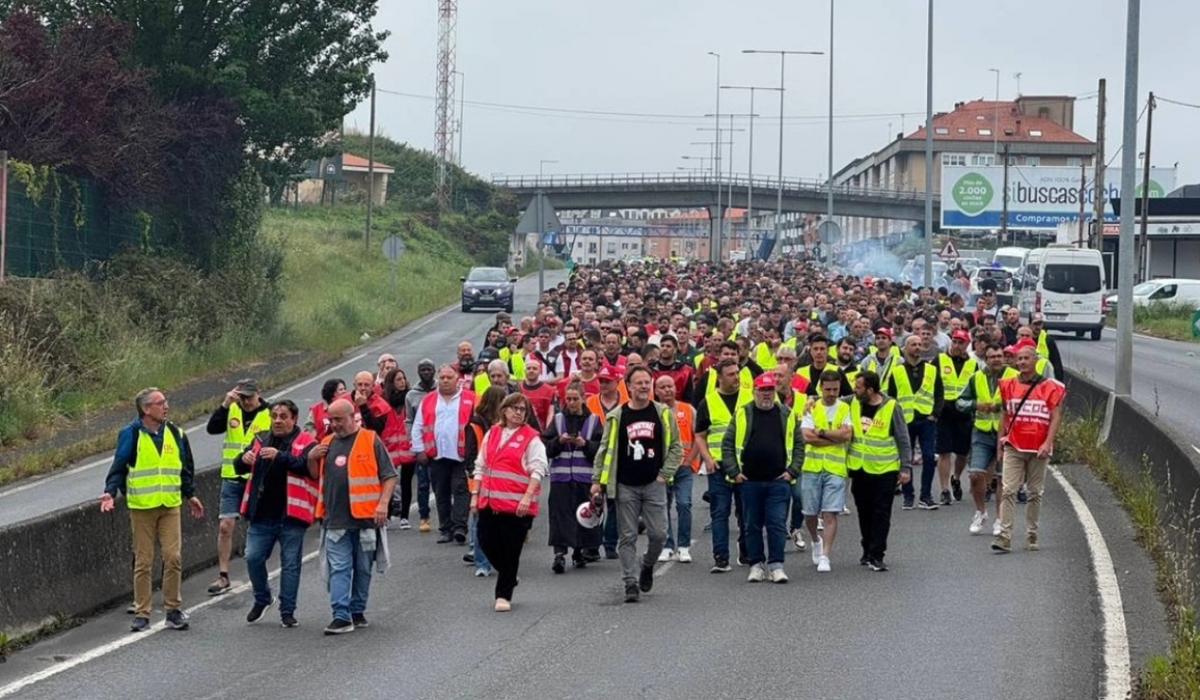 Manifestación na Coruña o pasado mércores.