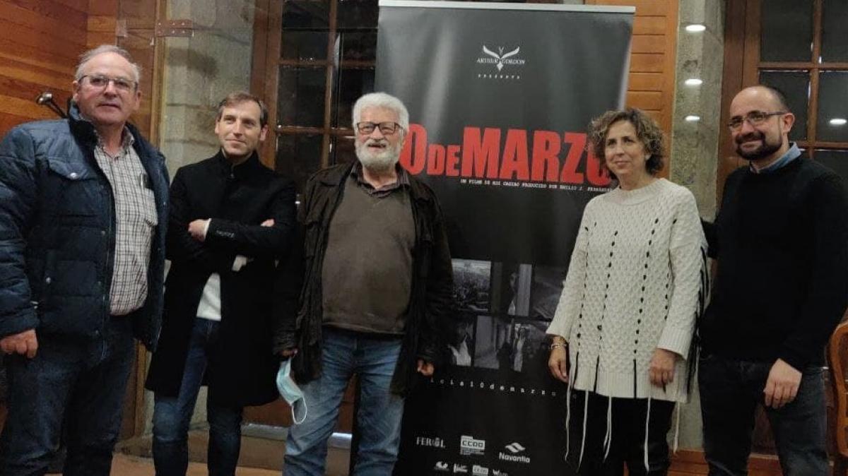 Foto arquivo, presentacin pblica das primeiras imaxes do documental '10 de Marzo'