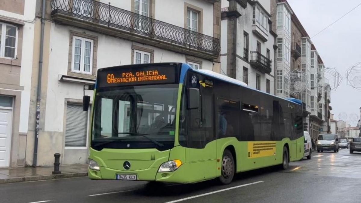 Autobs urbano de Santiago de Compostela | Foto: Concello de Santiago
