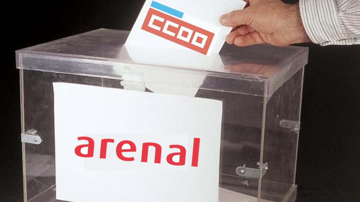 CCOO gaa nas eleccins sindicais de Arenal