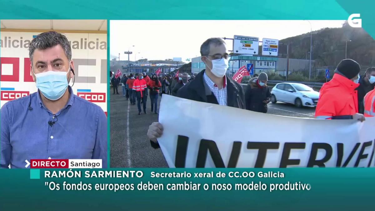 Intervencin do secretario xeral de CCOO no programa 'Bos Das' da TVG (3-3-2021)