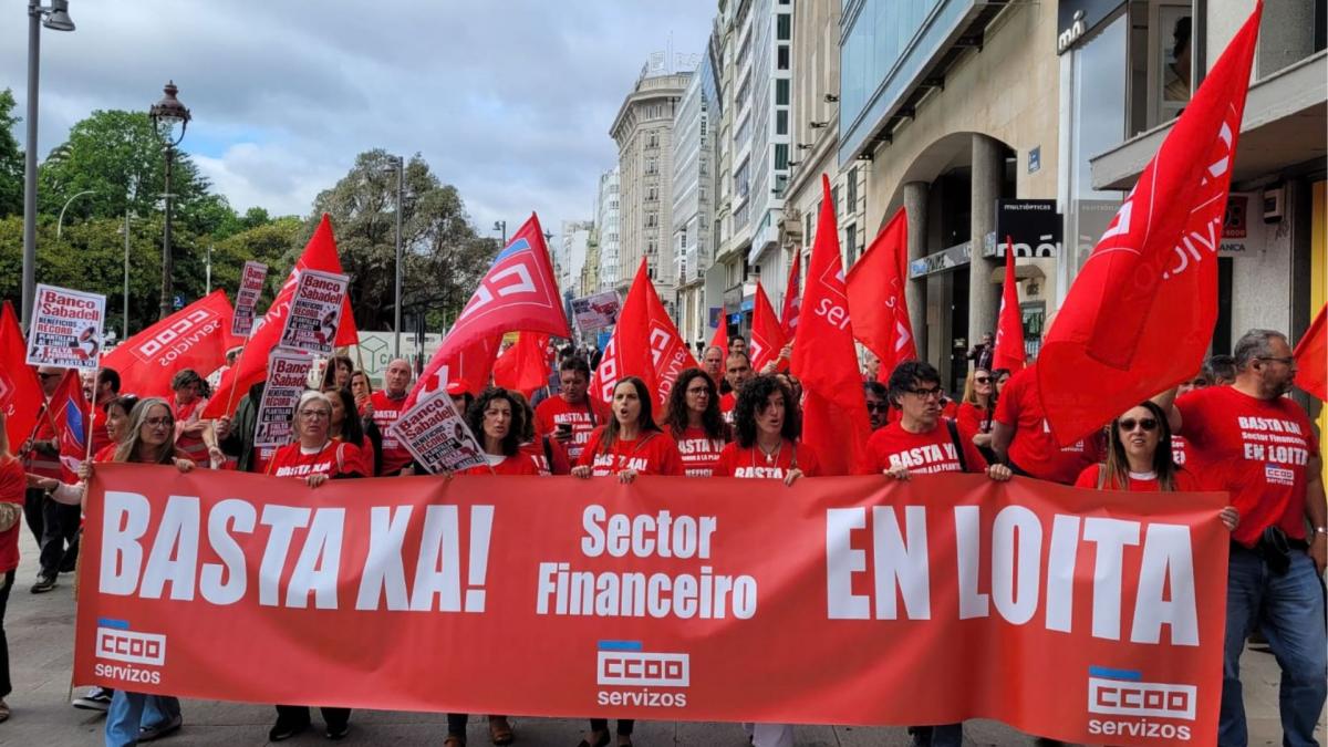 Mobilización do sector financeiro de CCOO contra os abusos (6 de xuño do 2026)