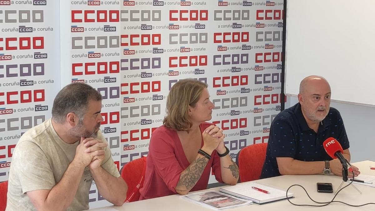 De esquerda a dereita, Jos Mirs, Luca Trenor e Juan Zas