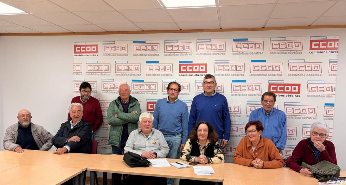 Participantes na xuntanza.