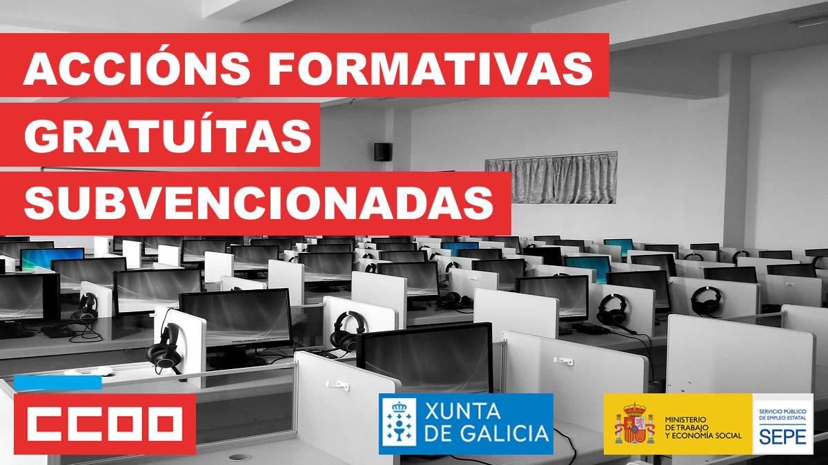 Accins formativas gratutas subvencionadas