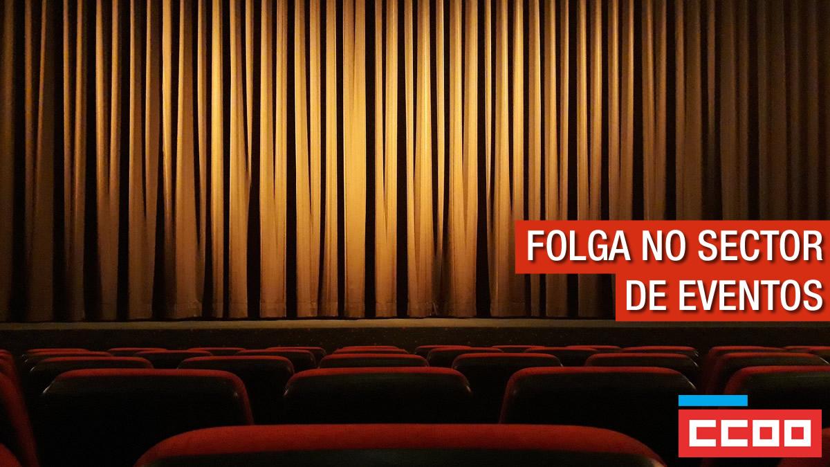 Folga no sector de eventos, espectculos e producins culturais