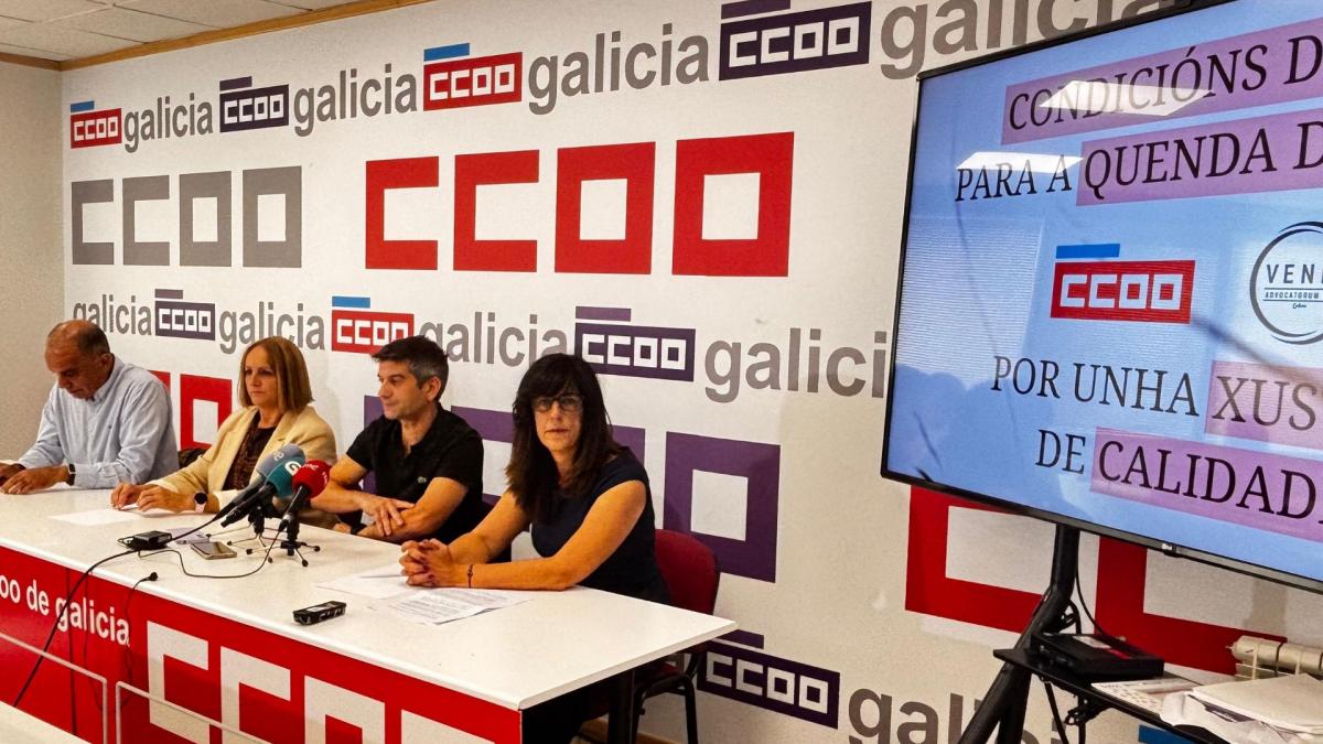 De esq. a der., Joaquín García, María José Almodóvar, Jorge Suárez e María Perille