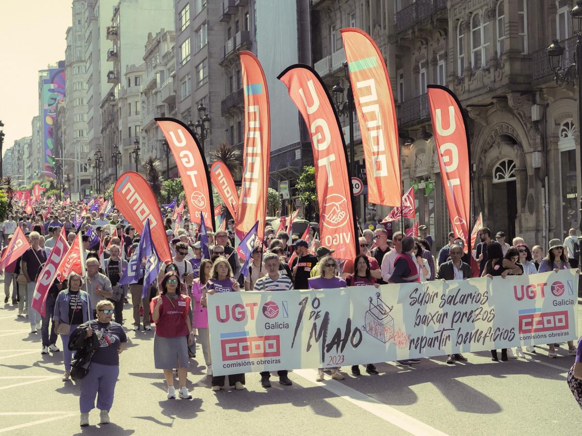 Manifestacion 1 de Maio