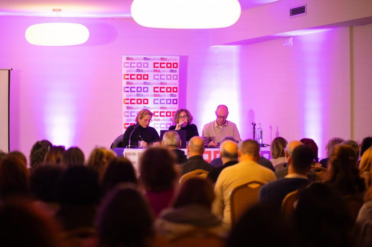 Xornada 'Escoitar salva vidas', organizada por CCOO co gallo do 25N