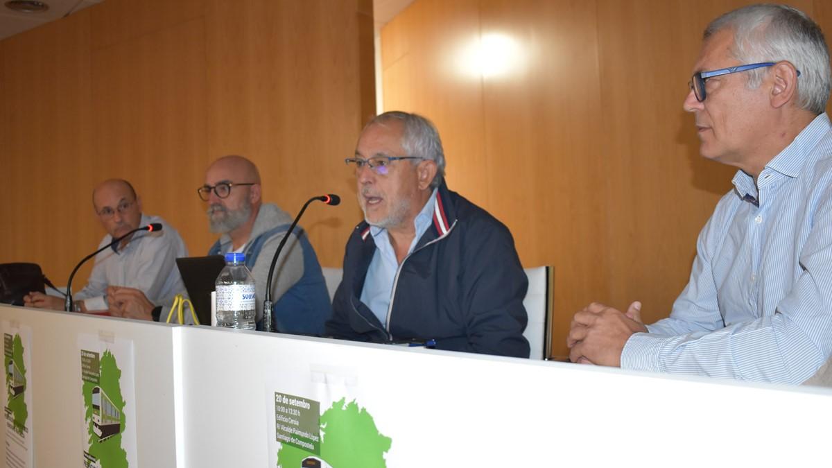 De esquerda a dereita, Gregorio Bermejo, Armando Iglesias, Pau Noy e Antón Conde