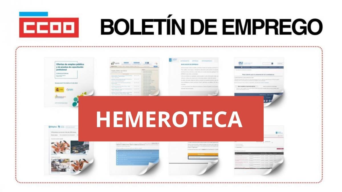 Accede aos ltimos nmeros do boletn a travs da hemeroteca