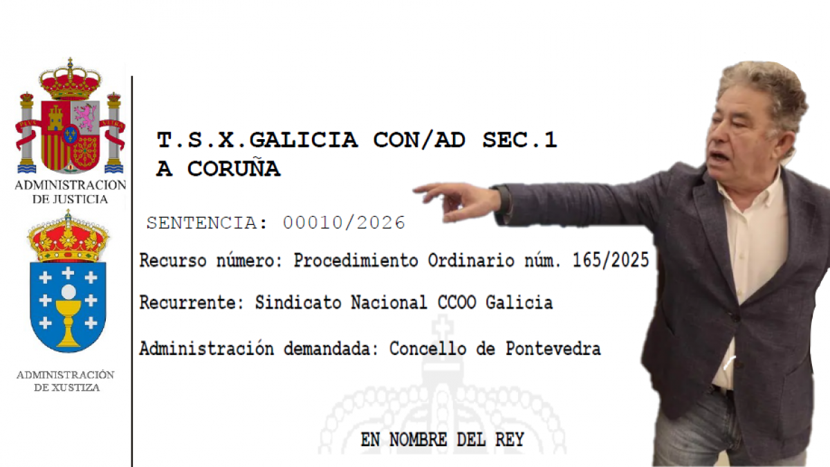Sentenza contra o Concello de Pontevedra.