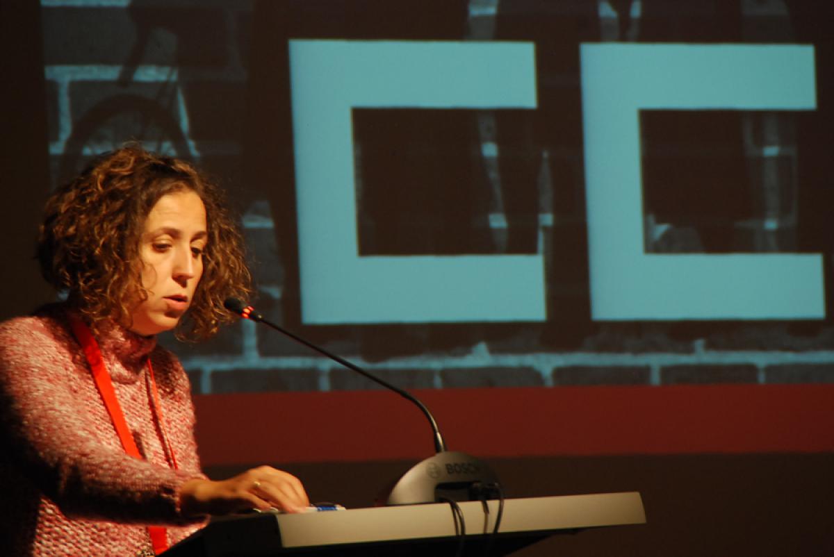 Intervencin de Amelia Prez no Congreso comarcal de Vigo