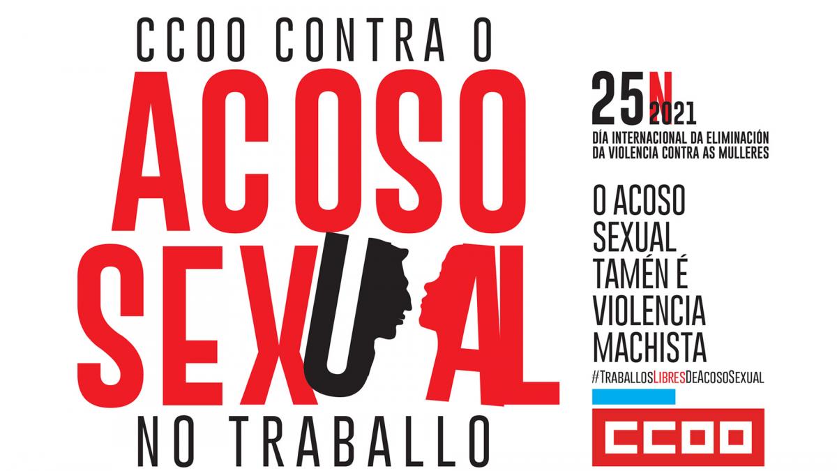 CCOO contra o acoso sexual no traballo