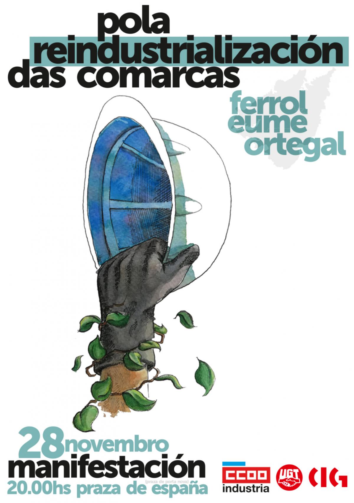 Cartel anunciador da manifestacin