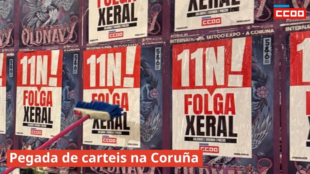 Preparativos de CCOO cara á folga xeral do 11N