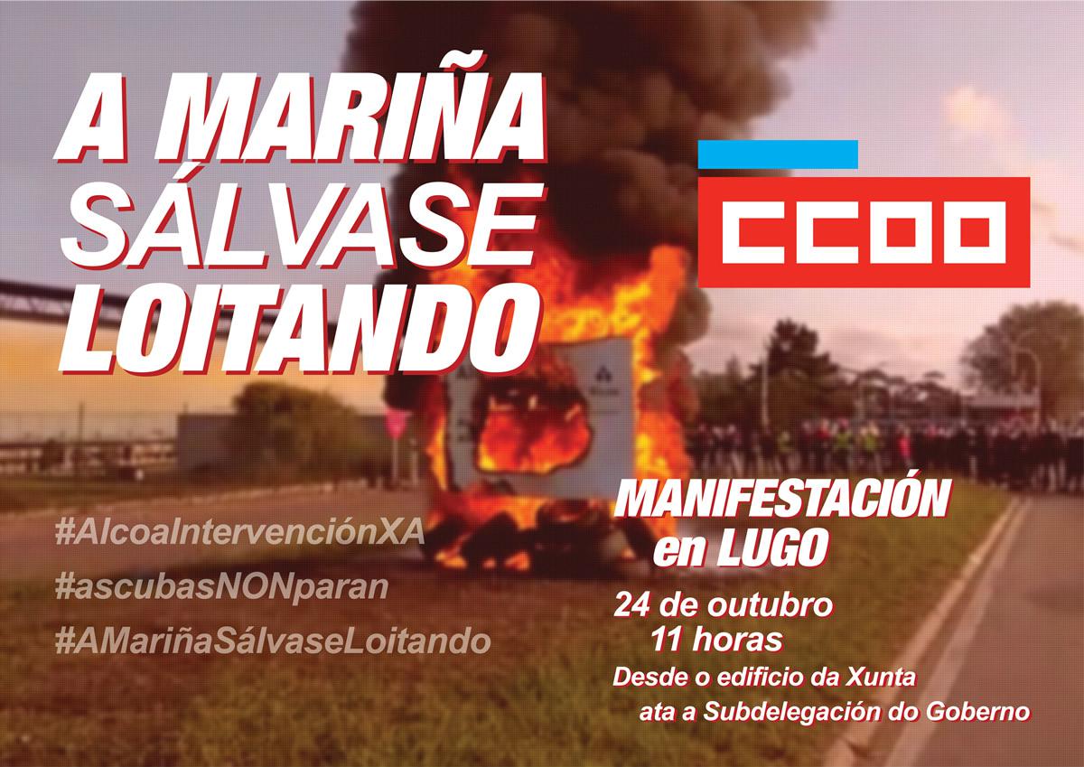 O sábado haberá unha manifestación en Lugo