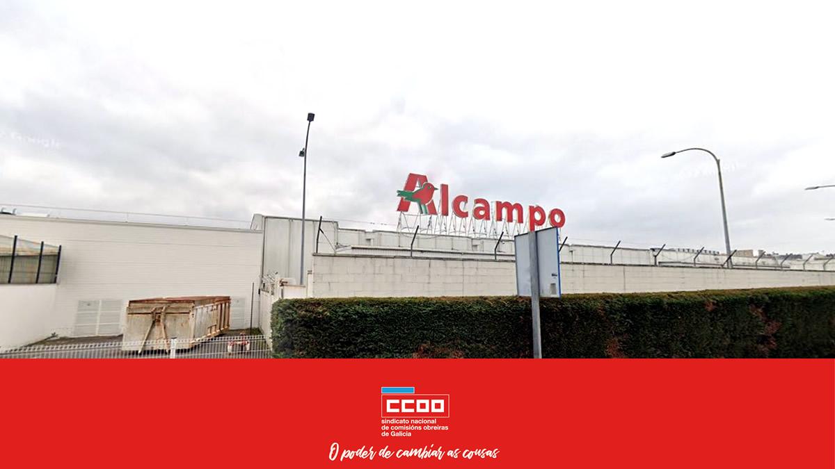 CCOO gaou novamente as eleccins sindicais en Alcampo Ferrol