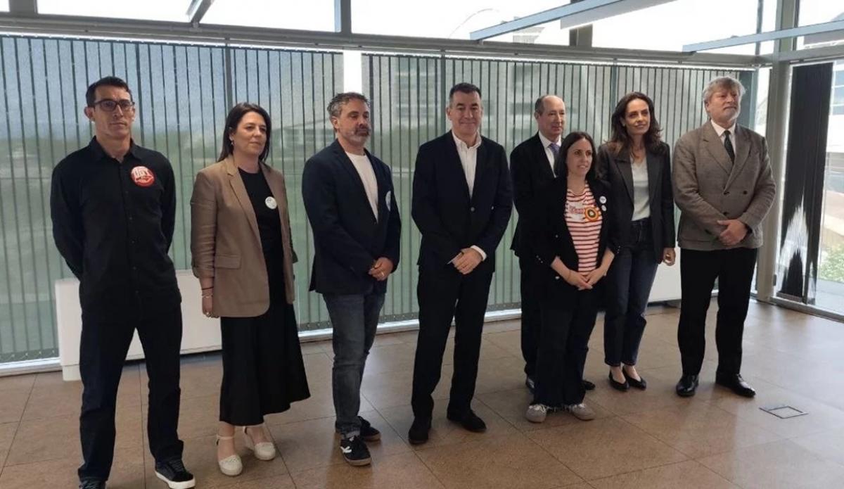 Asinantes do acordo.