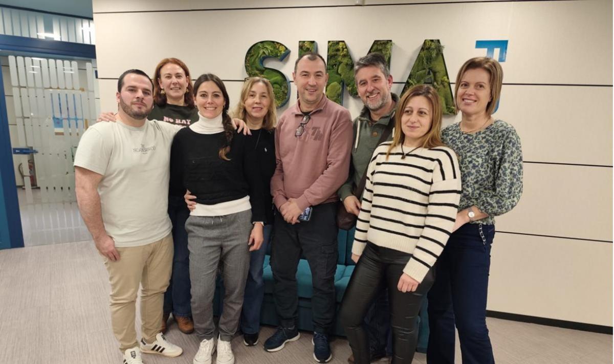 Rrepresentantes de CCOO na mediación.