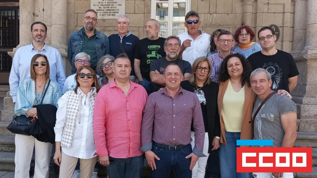 Candidatura de CCOO nas eleccións sindicais do Concello de Ourense